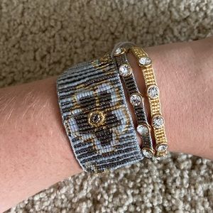 Set of three handcrafted bracelets: Santo Pecado